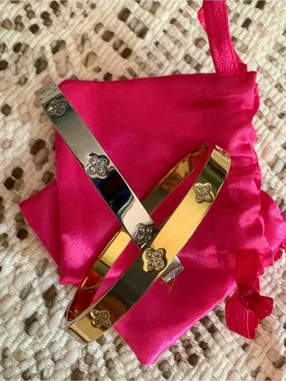 Adornia Gold Accent Bangle Bracelet